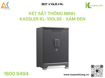Két sắt thông minh Kassler KL-100LS6 - Xám Đen